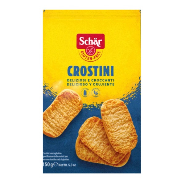 SCHÄR - Petit Crisp Skorpor 150g trockene glutenfreie Kekse (6 Stk.)