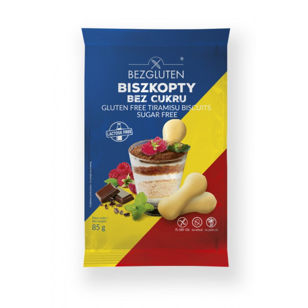 GLUTEN-FREE - Kekse JAZZY, zuckerfrei, glutenfrei 85g ct8