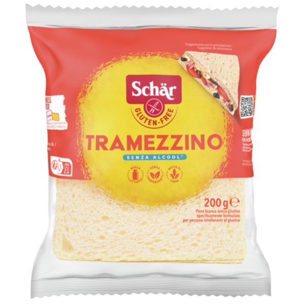 SCHÄR - sendvič Tramezzino, bez lepku, 200g (ct 4)