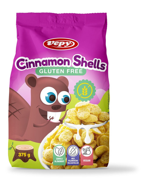 VEPY - Reggeli fahéjas kagyló, gluténmentes, 375g (ct10)