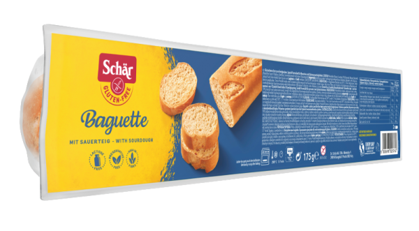 .SLEVA_SCHÄR - Baguette classic - bezlepková bageta k dopečení, bez lepku,175g. (ct 12)