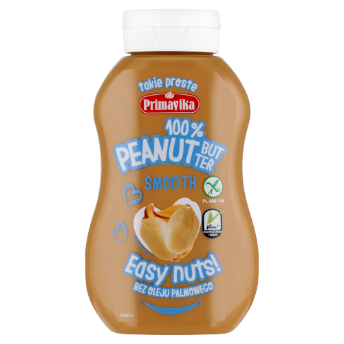 PRIMAVIKA - EASY NUTS Arašídové máslo Smooth 100%, 270g (CT10)